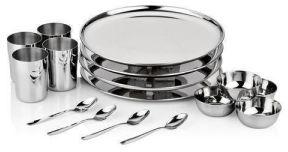 16 Piece Stainless Steel Dinner Set