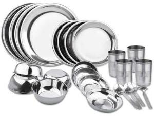 24 Piece Stainless Steel Dinner Set