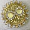 White Metal Pooja Thali