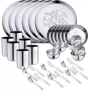 36 Pieces Stainless Steel Dinner Set