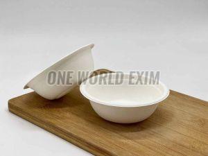 Biodegradable Sugarcane Bagasse Bowl, Color : White