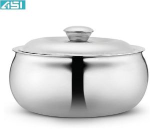 Polished Stoneware Casserole Set, Color : Silver, Assorted