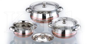 Copper Line Titoni Casserole Set- 4 Pcs