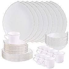 Ceramic Dinner Set, For Home Use, Hotels, Restaurant, Feature : Durable, Dust Proof, Fine Finished