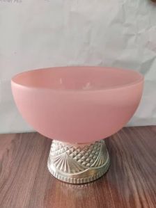 Glass Fruit Bowl With Stand