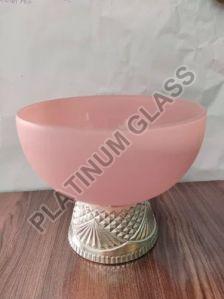 Glass Fruit Bowl With Stand For Household, Gifting