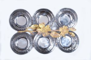 Nut Bowl Steel and Brass