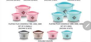 Platina Small &AMP; Big Casserole Set Of 3 Pcs