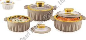 Pearl Polished Rexon Glx Hot Pot Casseroles, Shape : Round