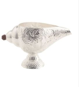Silver Plated Shankh