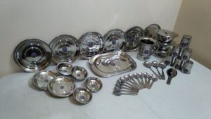 Stainless Steel Dinner Set, For Home