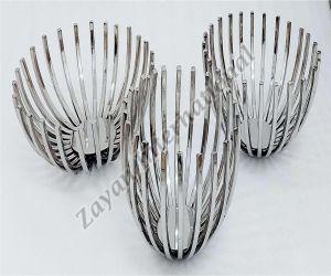 Plain Stainless Steel Fruit Bowl, Color : Grey Standard