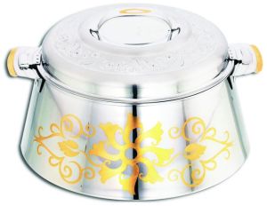 Stainless Steel Pyramid Hot Pot, Color : Silver